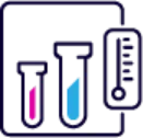 試験薬の適温を表すアイコン